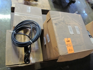 LOT TO INCLUDE: (1) REEL, 30 FT LENGTH OF CABLE SIZE, CABLE KIND, (2) ELEMENT VOLUMETER KITS. LOADING & HANDLING FEE $15-4082